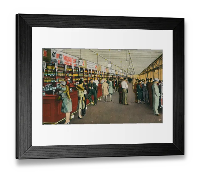 Framed Print : Mexicali Beer Hall Framed Print : Mexicali Beer Hall