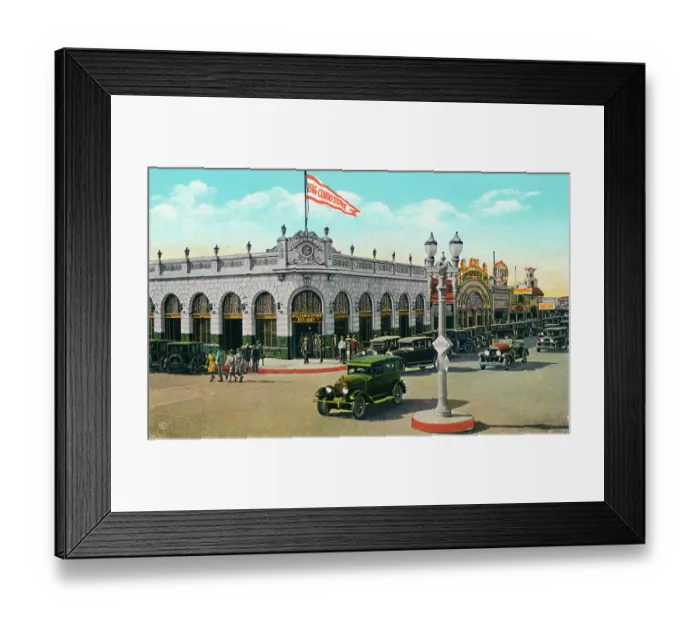 Framed Print : Main And Second Streets Framed Print : Main And Second Streets