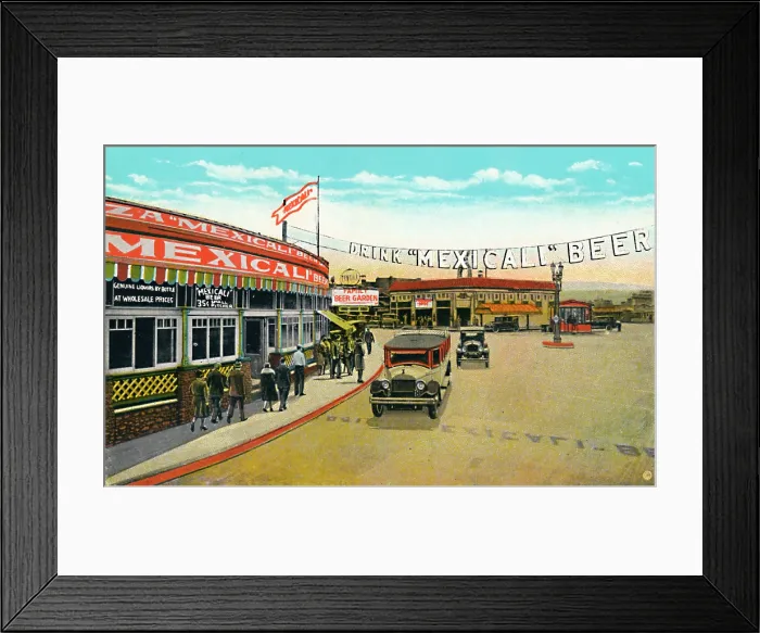 Framed Print : First And Main Streets