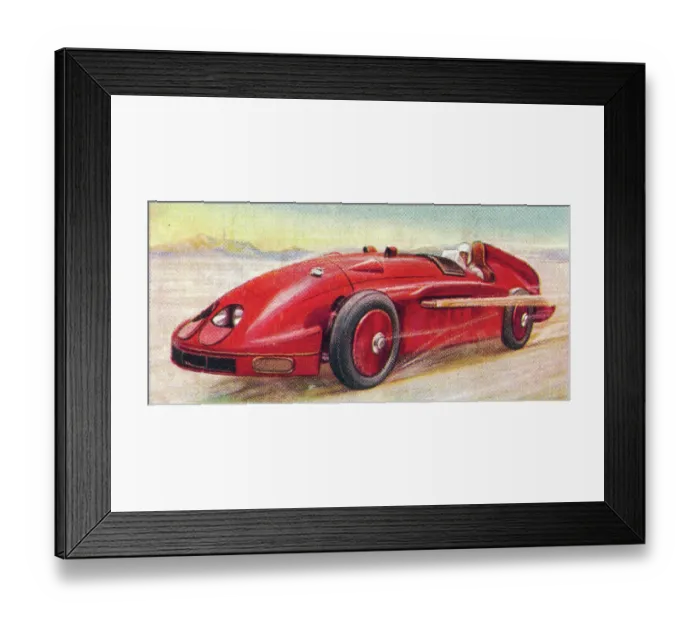 Framed Print : Speed Of The Wind (Captain G. E. T. Eyston & A. Denly), 1938. Artists: George Eyston, Unknown Framed Print : Speed Of The Wind (Captain G. E. T. Eyston & A. Denly), 1938. Artists: George Eyston, Unknown
