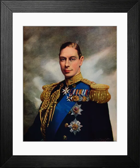Framed Print : His Majesty King George VI 1937 Framed Print : His Majesty King George VI 1937