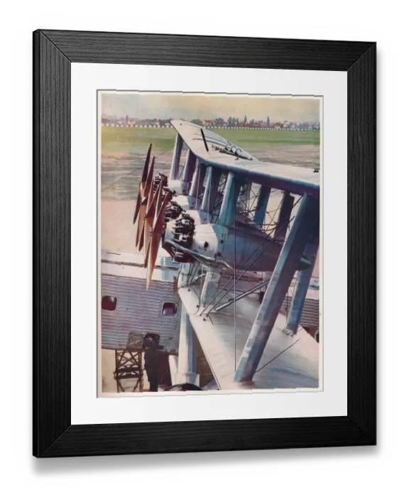 Framed Print : The four Bristol Jupiter engines of the Imperial Airways liner Scylla, c1936 (c1937) Framed Print : The four Bristol Jupiter engines of the Imperial Airways liner Scylla, c1936 (c1937)