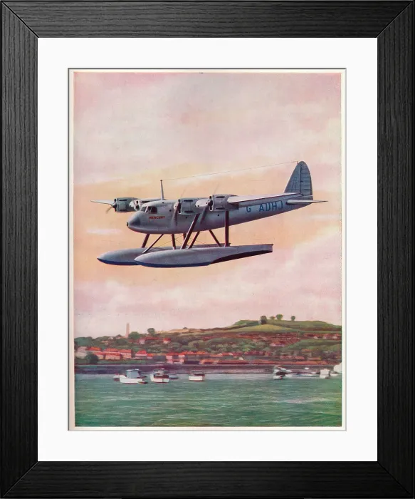 Framed Print : The upper component of the Short-Mayo Composite Aircraft Mercury, c1929 (c1937) Framed Print : The upper component of the Short-Mayo Composite Aircraft Mercury, c1929 (c1937)