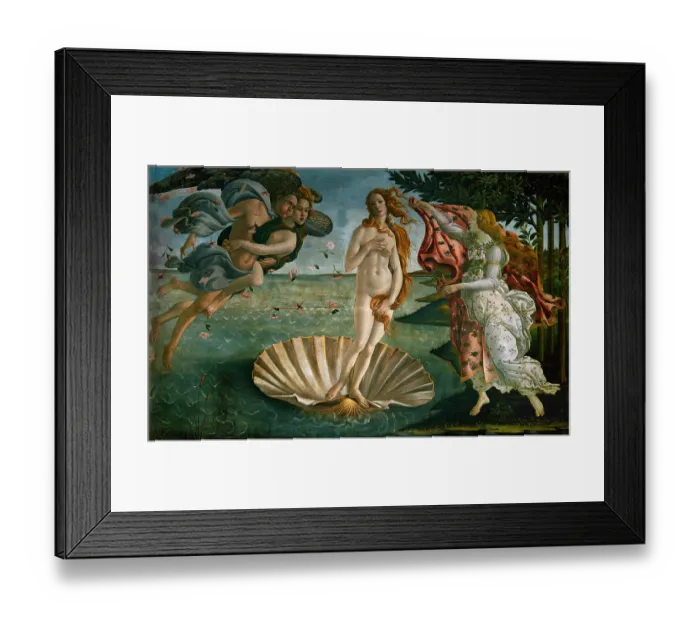 Framed Print : The Birth of Venus Framed Print : The Birth of Venus