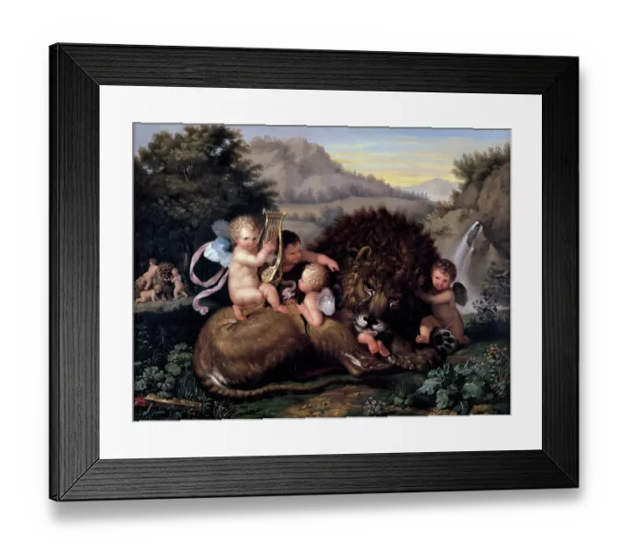 Framed Print : Love taming the Force (La forza vinta da Amore) Framed Print : Love taming the Force (La forza vinta da Amore)