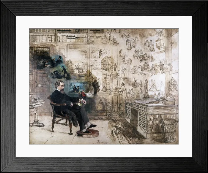 Framed Print : Dickens dream Framed Print : Dickens dream