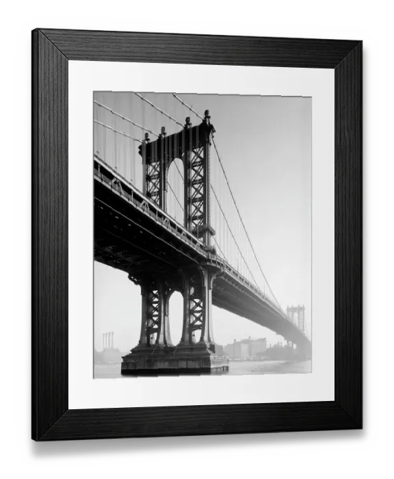 Framed Print : Manhattan Bridge Framed Print : Manhattan Bridge