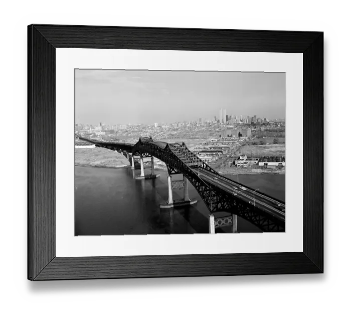 Framed Print : Pulaski Skyway