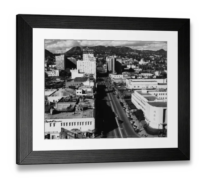 Framed Print : Vine Street View