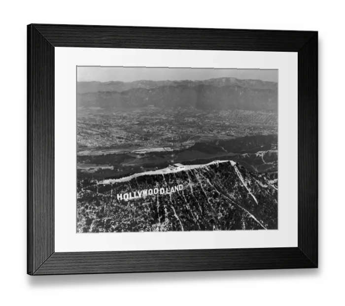 Framed Print : Hollywoodland Sign Framed Print : Hollywoodland Sign