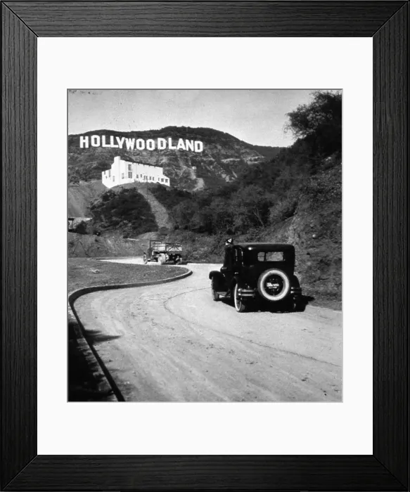 Framed Print : Hollywood Land Framed Print : Hollywood Land