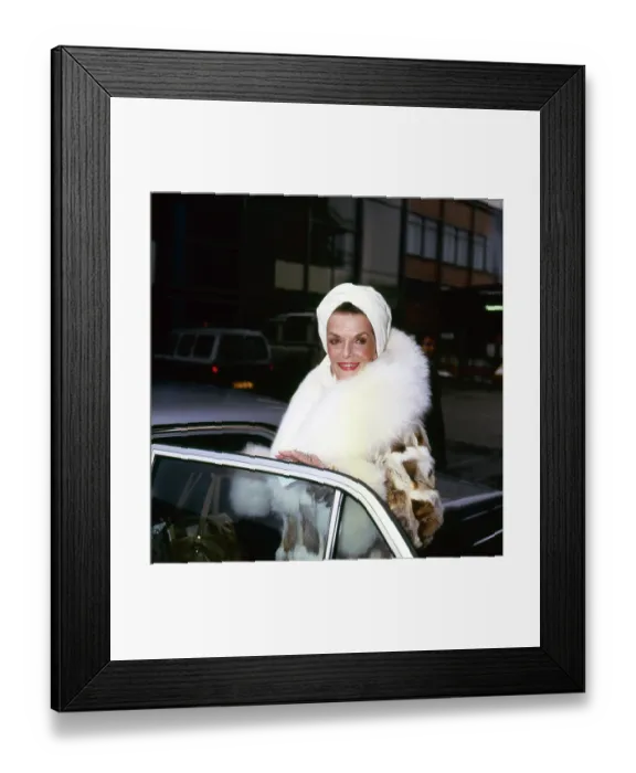 Framed Print : Jane Russell At An Airport Framed Print : Jane Russell At An Airport