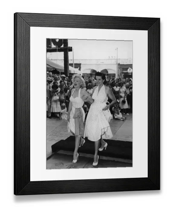 Framed Print : Blonde And Brunette Framed Print : Blonde And Brunette