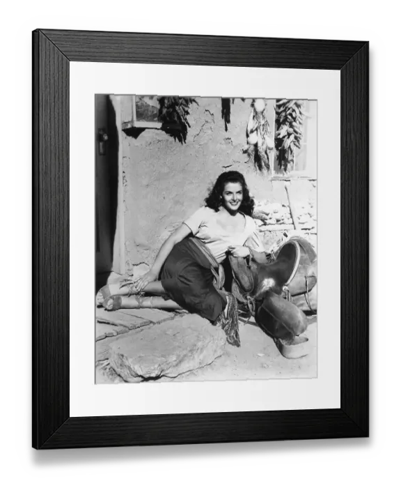 Framed Print : Jane Russell Film Still from 'The Outlaw' Framed Print : Jane Russell Film Still from 'The Outlaw'