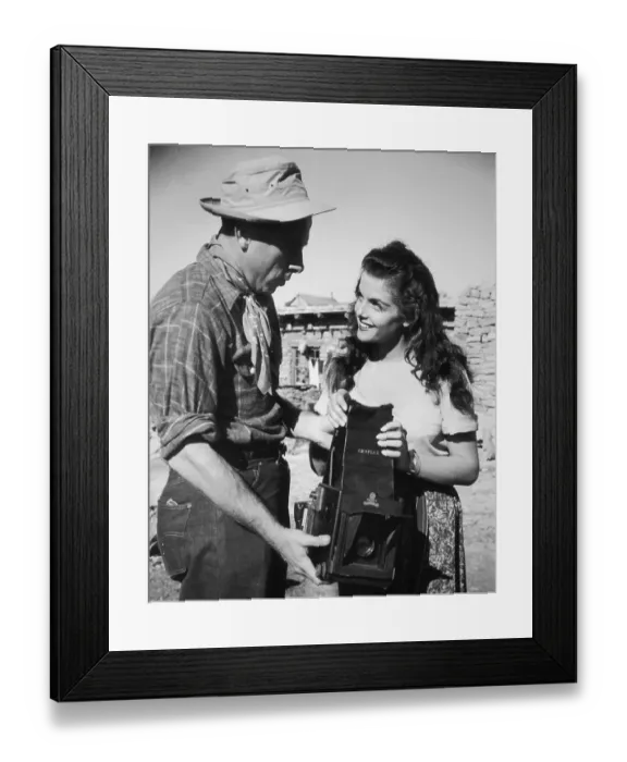 Framed Print : Cameraman And Star Framed Print : Cameraman And Star