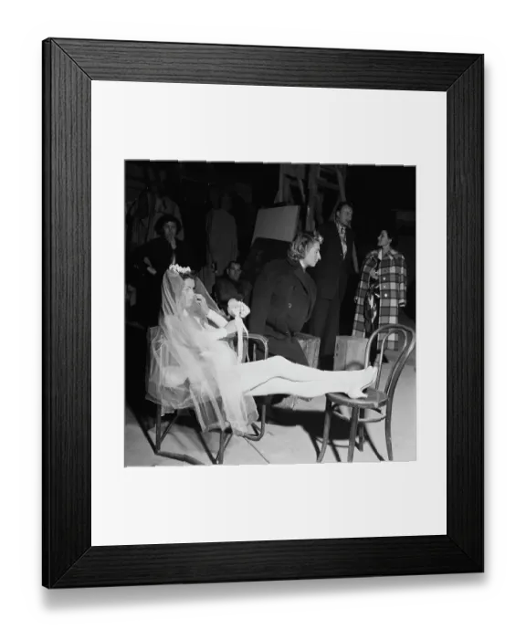Framed Print : Brigitte The Bride Framed Print : Brigitte The Bride