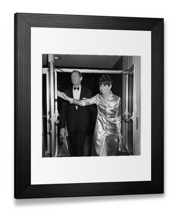 Framed Print : Audrey And Mel At The Oscars Framed Print : Audrey And Mel At The Oscars
