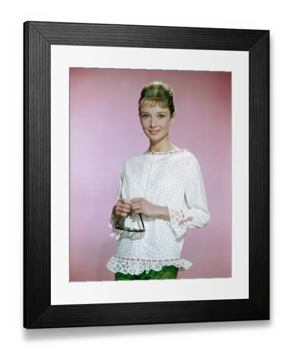 Framed Print : Portrait Of Audrey Hepburn Framed Print : Portrait Of Audrey Hepburn