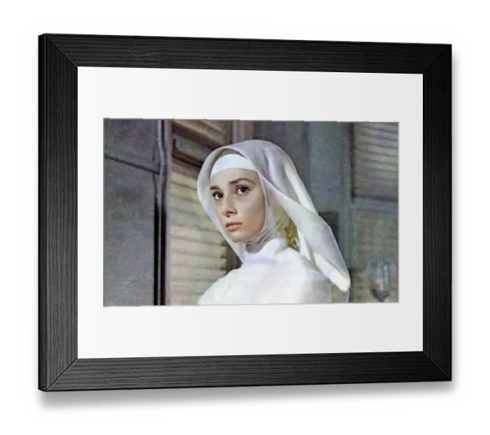 Framed Print : Audrey Hepburn On Set Framed Print : Audrey Hepburn On Set