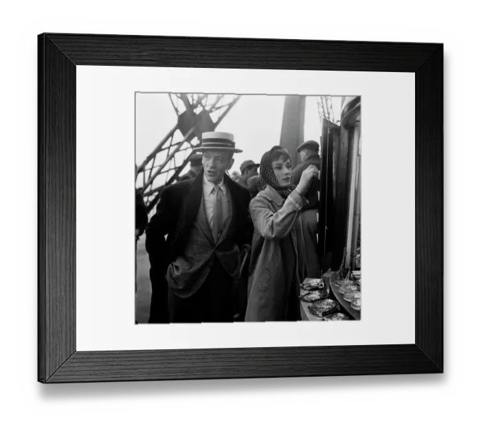 Framed Print : Filming Funny Face, 1956 Framed Print : Filming Funny Face, 1956