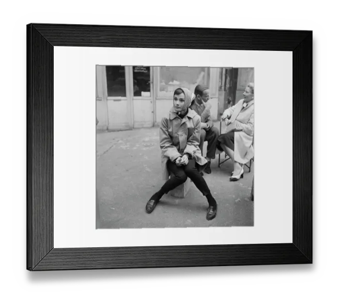 Framed Print : Filming Funny Face, 1956 Framed Print : Filming Funny Face, 1956