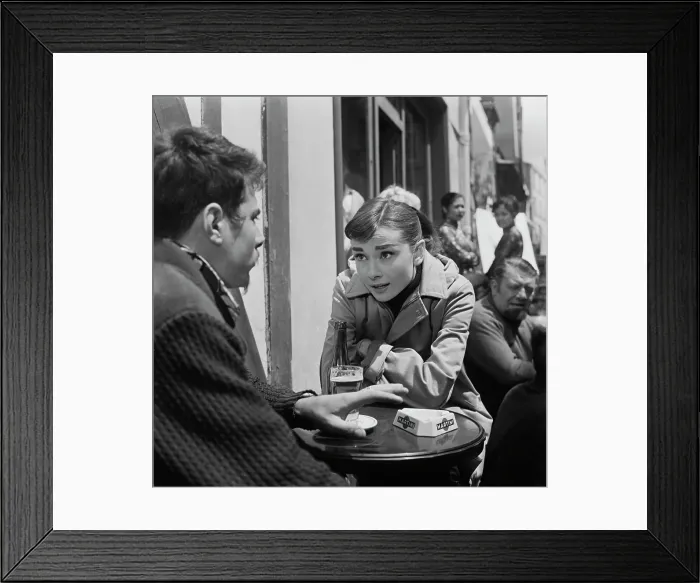 Framed Print : Filming Funny Face, 1956 Framed Print : Filming Funny Face, 1956