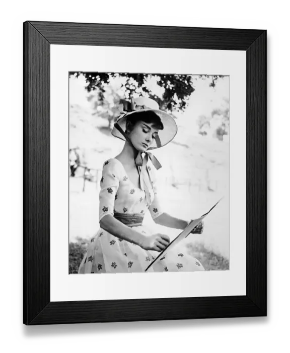Framed Print : Portrait Of Audrey Hepburn Framed Print : Portrait Of Audrey Hepburn