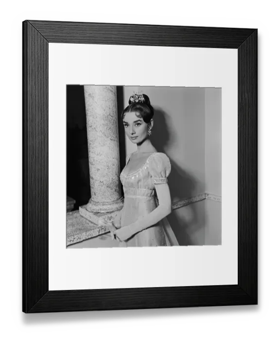 Framed Print : Audrey Hepburn In War And Peace Framed Print : Audrey Hepburn In War And Peace