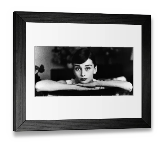 Framed Print : Portrait Of Audrey Hepburn Framed Print : Portrait Of Audrey Hepburn