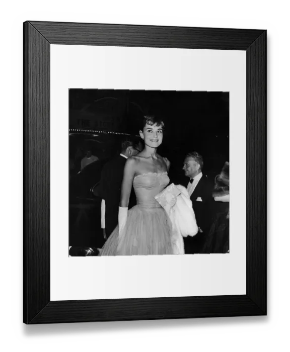 Framed Print : Hepburn At Shane Premiere Framed Print : Hepburn At Shane Premiere