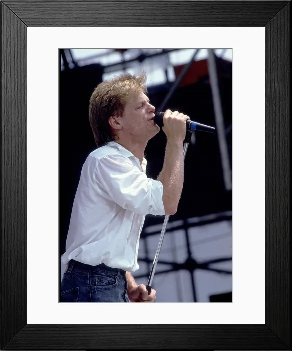 Framed Print : Bryan Adams Onstage Framed Print : Bryan Adams Onstage