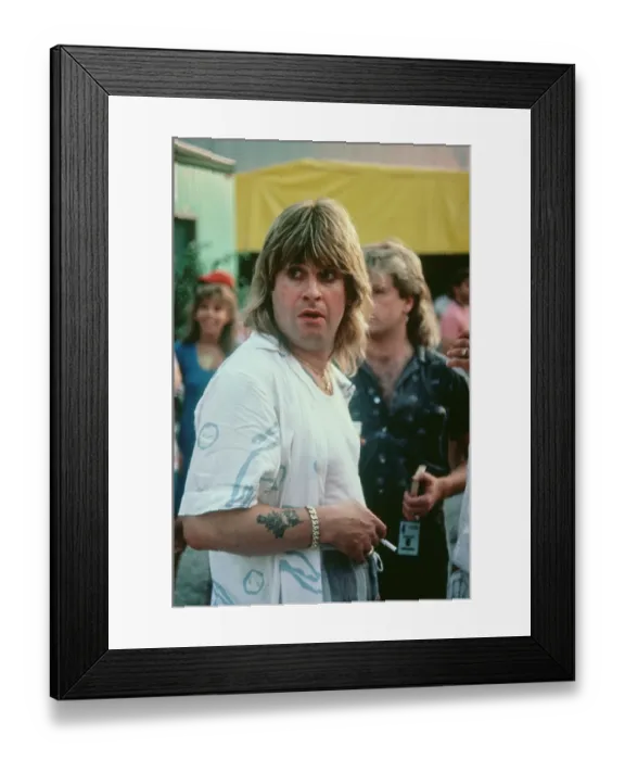 Framed Print : Live Aid USA - Backstage Framed Print : Live Aid USA - Backstage