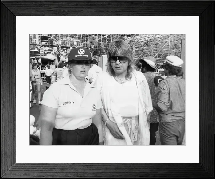 Framed Print : Live Aid USA - Backstage Framed Print : Live Aid USA - Backstage