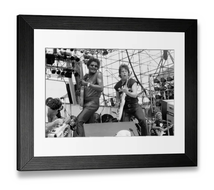 Framed Print : Collins & Thorogood Perform At Live Aid Framed Print : Collins & Thorogood Perform At Live Aid