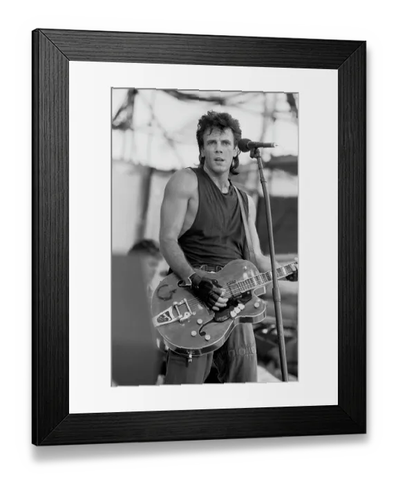 Framed Print : Rick Springfield At Live Aid