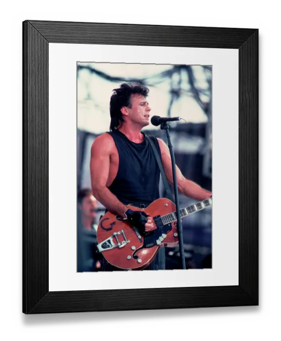 Framed Print : Rick Springfield At Live Aid