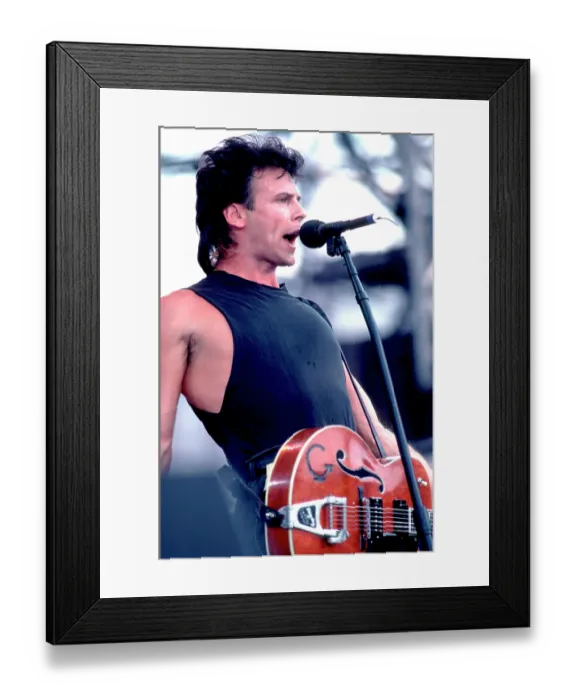Framed Print : Rick Springfield At Live Aid Framed Print : Rick Springfield At Live Aid