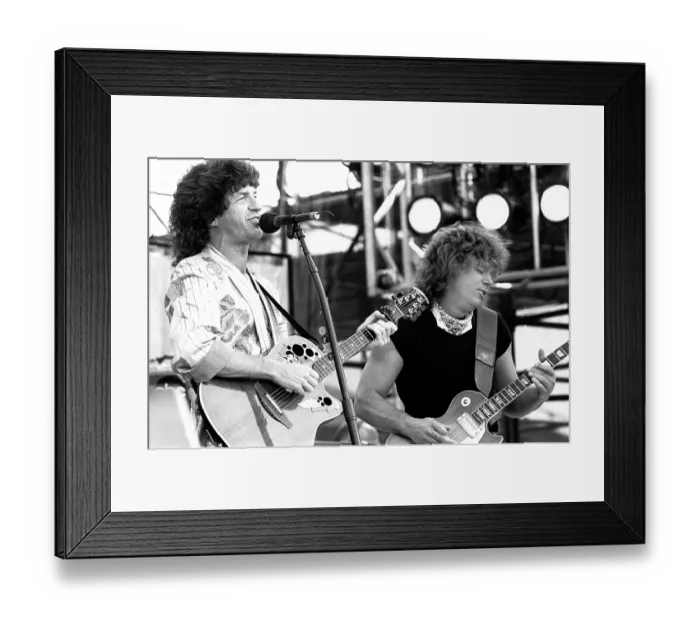 Framed Print : REO Speedwagon On Stage Framed Print : REO Speedwagon On Stage