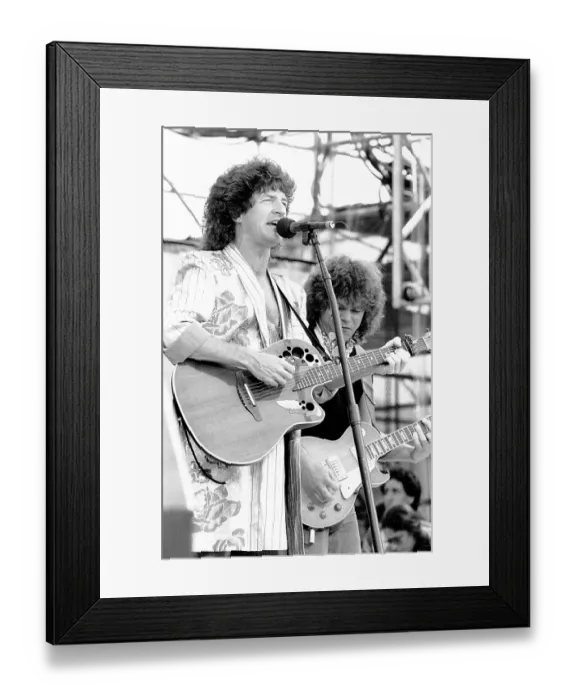 Framed Print : REO Speedwagon On Stage Framed Print : REO Speedwagon On Stage