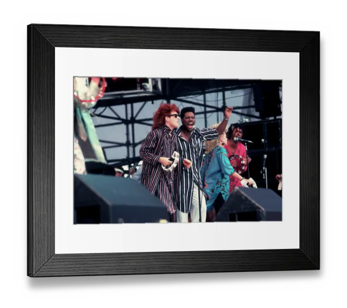 Framed Print : At Live Aid Framed Print : At Live Aid