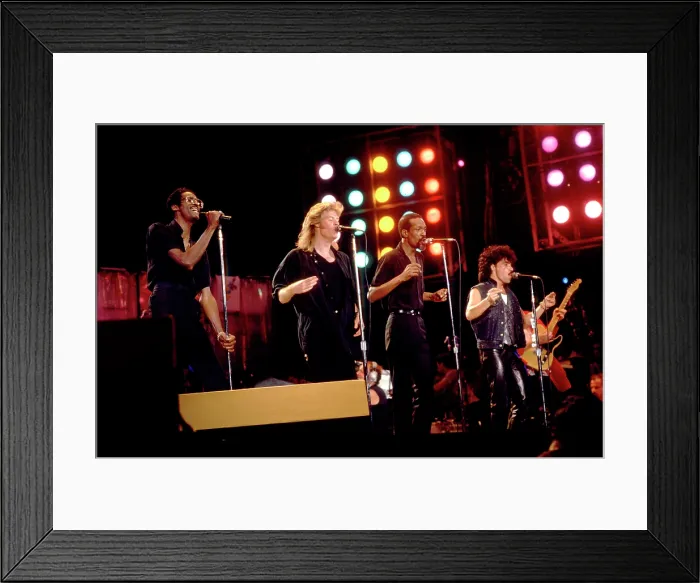 Framed Print : At Live Aid Framed Print : At Live Aid