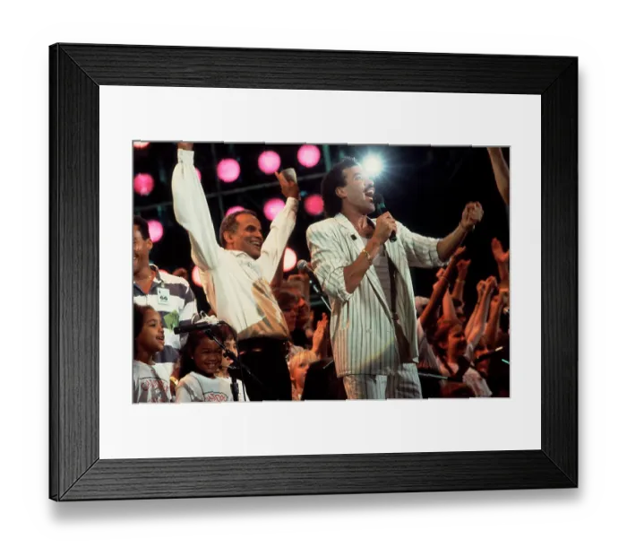 Framed Print : Lionel Richie At Live Aid Framed Print : Lionel Richie At Live Aid