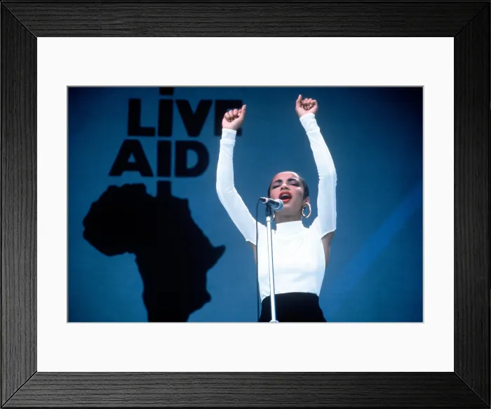 Framed Print : Live Aid At Wembley Stadium Framed Print : Live Aid At Wembley Stadium