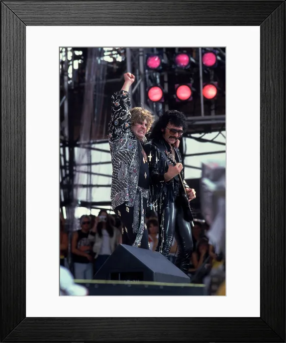 Framed Print : Black Sabbath At Live Aid Framed Print : Black Sabbath At Live Aid