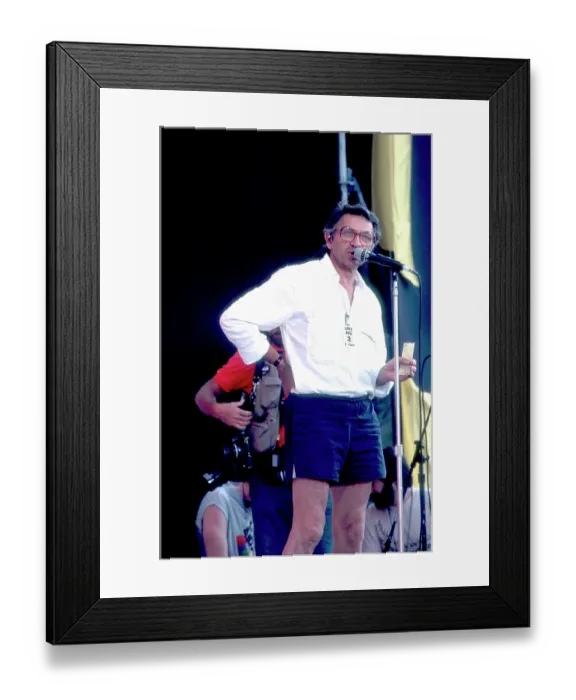 Framed Print : Bill Graham At Live Aid Framed Print : Bill Graham At Live Aid
