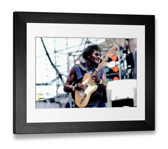 Framed Print : Albert Collins On Stage Framed Print : Albert Collins On Stage