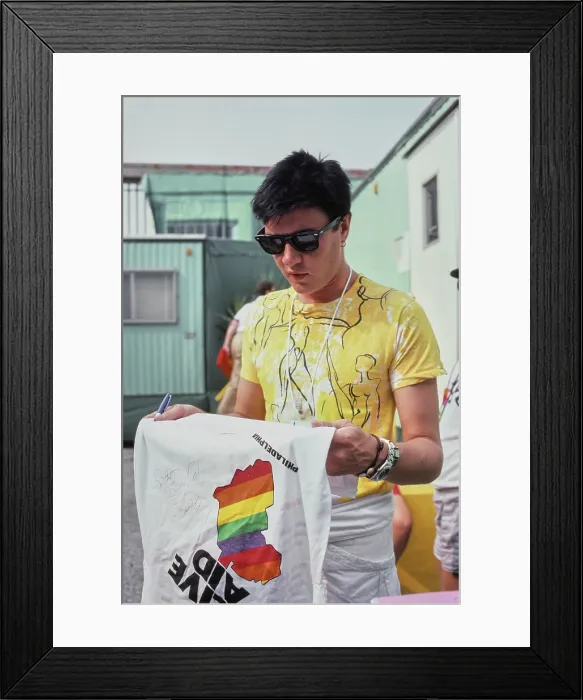 Framed Print : Simon Le Bon Framed Print : Simon Le Bon