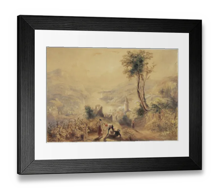 Framed Print : Berncastle (Oberwesel) Framed Print : Berncastle (Oberwesel)