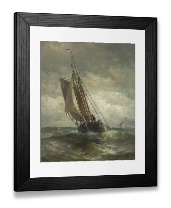 Framed Print : Running for Anchorage