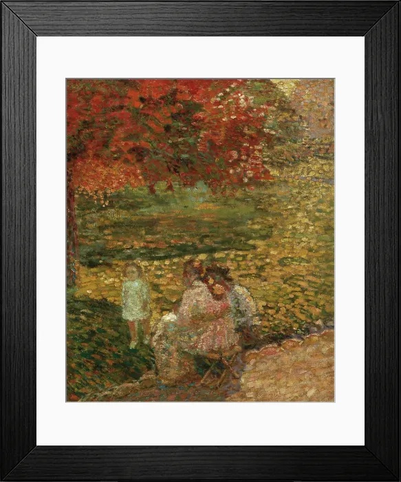 Framed Print : Three Figures in a Landscape Framed Print : Three Figures in a Landscape